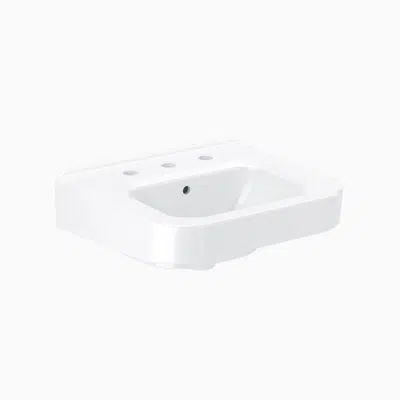 imazhi i SS 3806 Vitreous China Wall-Mounted Ledgeback Lavatory