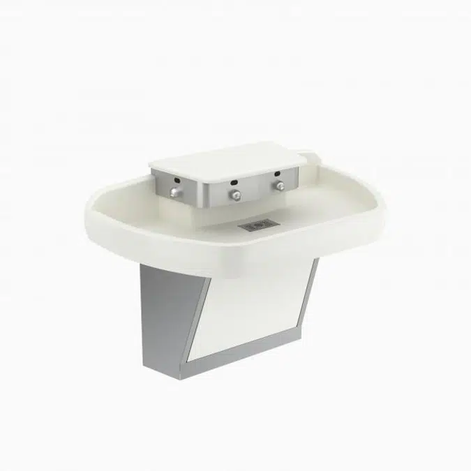 SloanStone® EWF 44000 4-Station Wall-Mounted Wash Fountain Sink