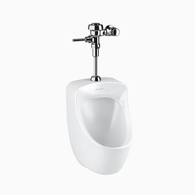 WEUS-7000.1001 SU-7009 Urinal and ROYAL 186 Flushometer