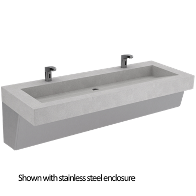 BIM objects Free download! ELGR82000 SloanStone® 2Station Wall