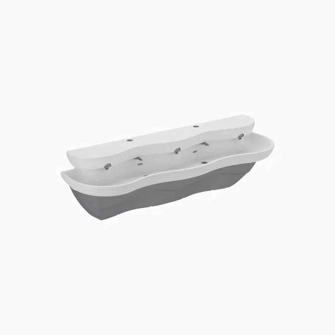 EW-63000 SloanStone® 3-Station Wall-Mounted Washstation Sink