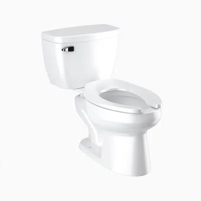 afbeelding voor WETS-8009.8118 Floor-Mounted 0.75 gpf (2.84 Lpf) 12" Rough-in Pressure-Assisted/Tank Toilet