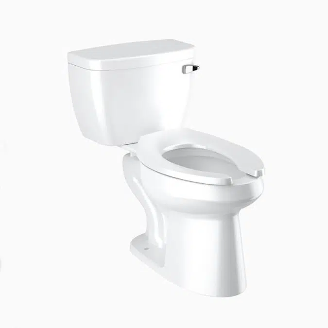 WETS-8029.8110 Floor-Mounted 1.28 gpf (4.8 Lpf) ADA 12" Rough-in Pressure-Assisted/Tank Toilet