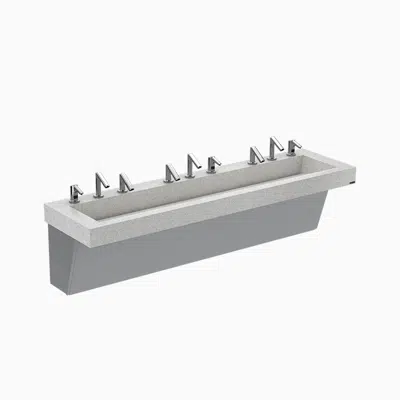 Image for AD-83000 Rush Street® AER-DEC® 3-Station Wall-Mounted Sink