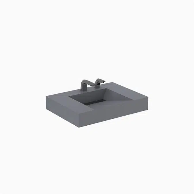 Designer Series™ DSWD 81000 1-Station Wall-Mounted Weir Deck Sink