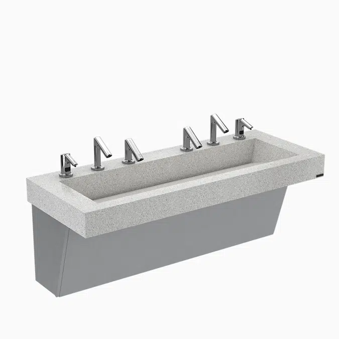 AD-82000 Rush Street® AER-DEC® 2-Station Wall-Mounted Sink