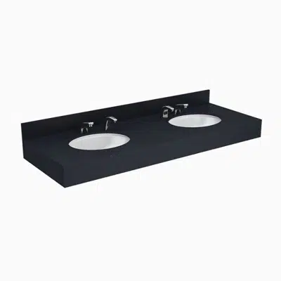 imazhi i Designer Series™ DSCT 82000 2-Station Wall-Mounted Counter Top Sink