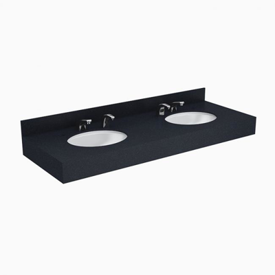 afbeelding voor Designer Series™ DSCT 82000 2-Station Wall-Mounted Counter Top Sink