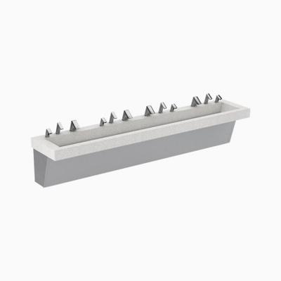 Image for AER-DEC® AD 84000 4-Station Wall-Mounted Sink