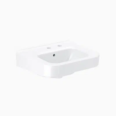 Image pour SS 3306 Vitreous China Wall-Mounted Ledgeback Lavatory