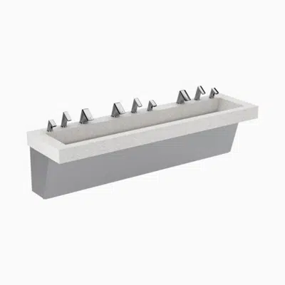 imagem para AER-DEC® AD 83000 3-Station Wall-Mounted Sink