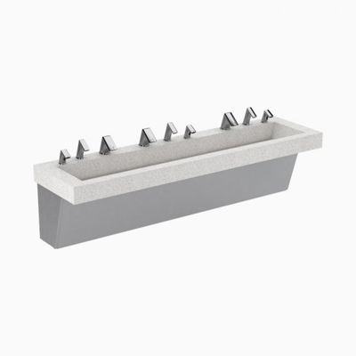 Image for AER-DEC® AD 83000 3-Station Wall-Mounted Sink