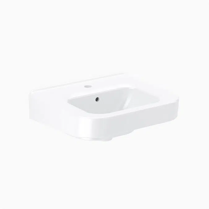 SS 3106 Vitreous China Wall-Mounted Ledgeback Lavatory