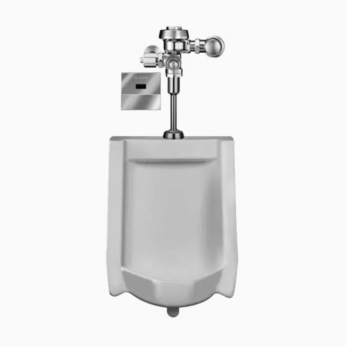 WEUS-1000.1304 SU-1009 Urinal and ROYAL 186 ESS Flushometer