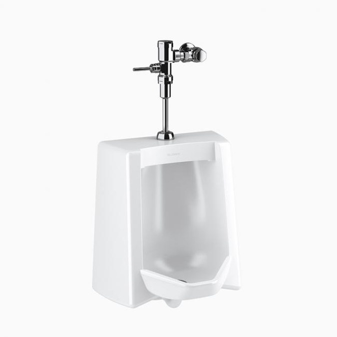 BIM 对象 免费下载！ WEUS1200.1004 SU1200 Urinal and GEM2 186 Flushometer