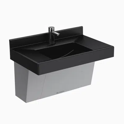 SloanStone® ELC 81000 1-Station Wall-Mounted Counter Top Sink 이미지