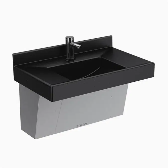 SloanStone® ELC 81000 1-Station Wall-Mounted Counter Top Sink