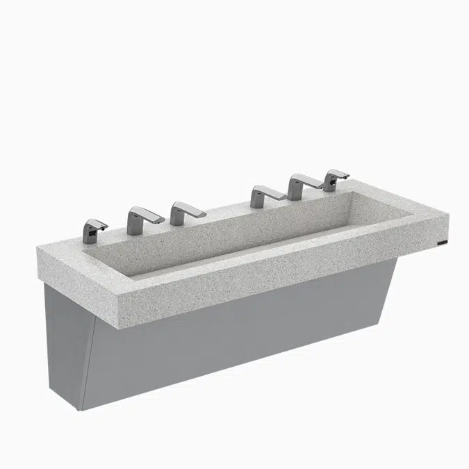 AD-82000 Clark Street® AER-DEC® 2-Station Wall-Mounted Sink