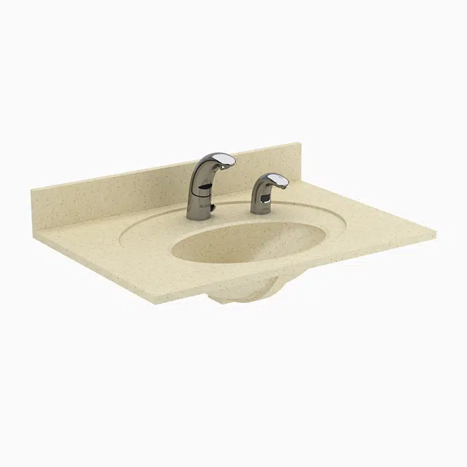 ELC-71000 SloanStone® 1-Station Wall-Mounted Counter Top Sink