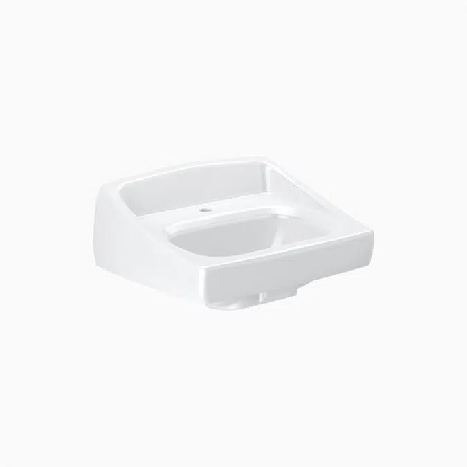 SS 3103 Vitreous China Wall-Mounted Backsplash Lavatory