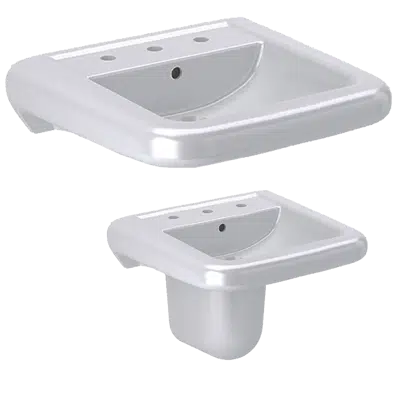 Image for SS 3865 Vitreous China Wall-Mounted Lavatory