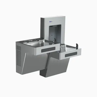 Image for Sloan DropSpot™ On-wall Bottle Filler with Bi-level Cooler - DRS120