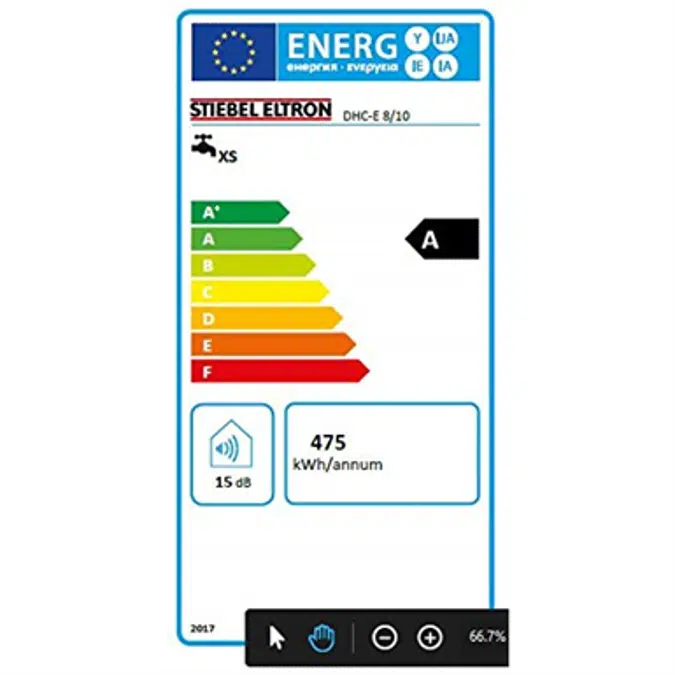 Stiebel Eltron 7200/9600W Commercial Electric Tankless Water Heater, 208/240VAC