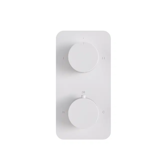 Milani Thermostatic Shower Mixer - Double Function