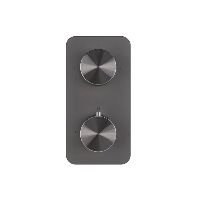 Milani Thermostatic Shower Mixer - Double Function