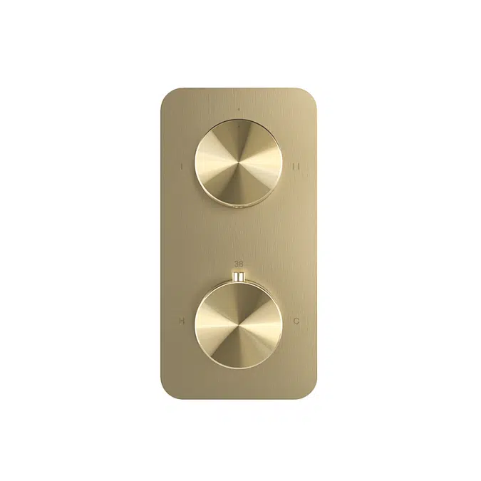 Milani Thermostatic Shower Mixer - Double Function