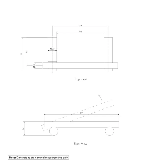 Sola Toilet Roll Holder