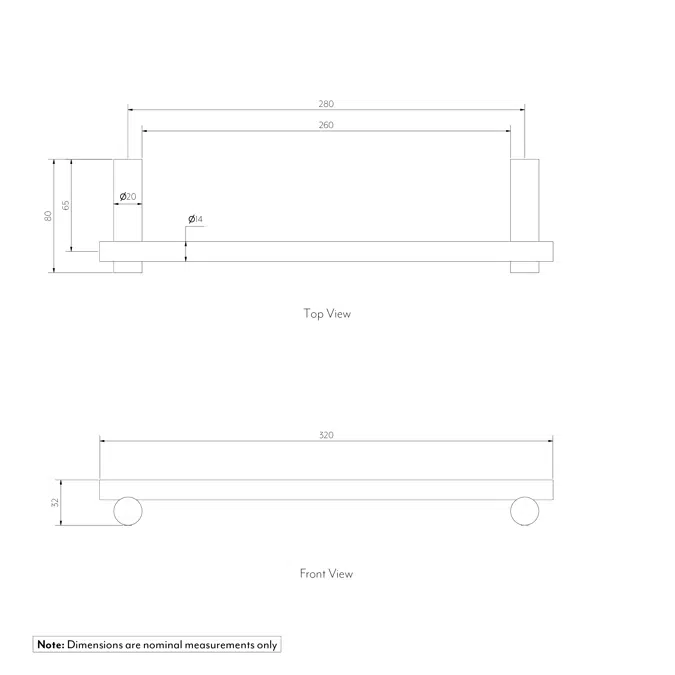 Sola Hand Towel Holder