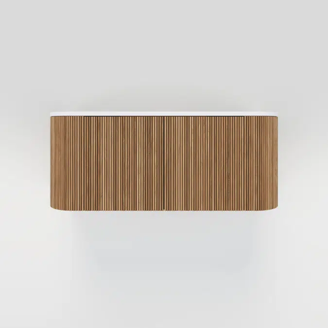 Kairi Curved Fluted Vanity 1164mm