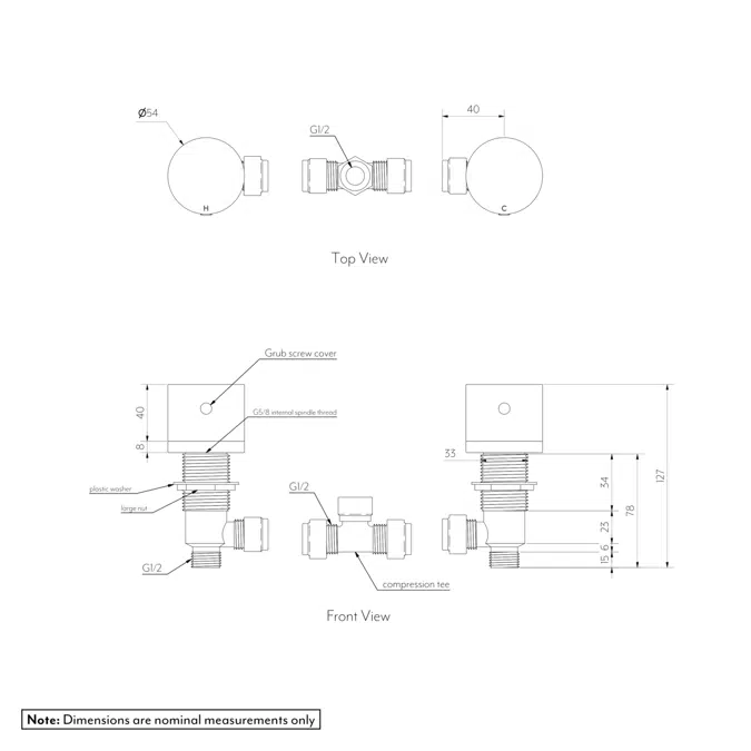 Milani Assembly Bench-Mounted Taps