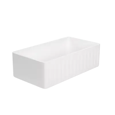 画像 Henley Single Fluted Farmhouse Sink