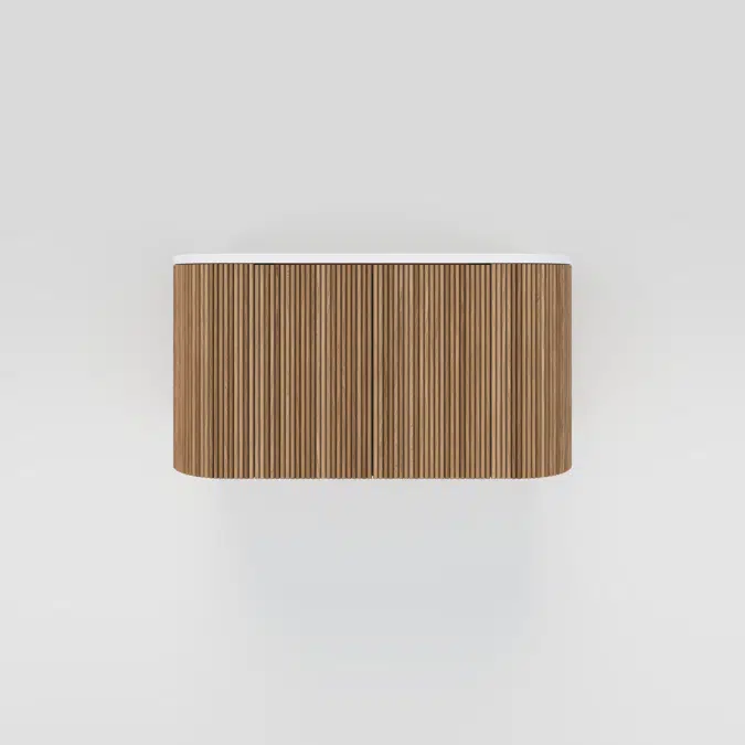 Kairi Curved Fluted Vanity 900mm