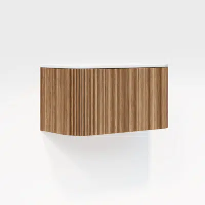 Image for Kairi Curved Fluted Vanity 900mm
