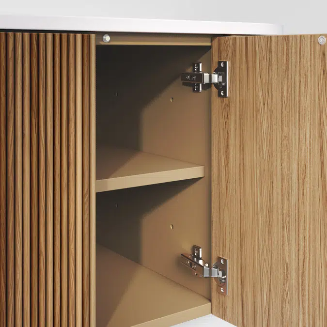 Kairi Curved Fluted Vanity 900mm