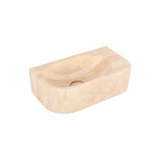 Pedra Wall Mounted Basin 400mm