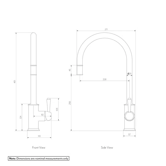 Kingsley Commercial Pull-Out Kitchen Mixer