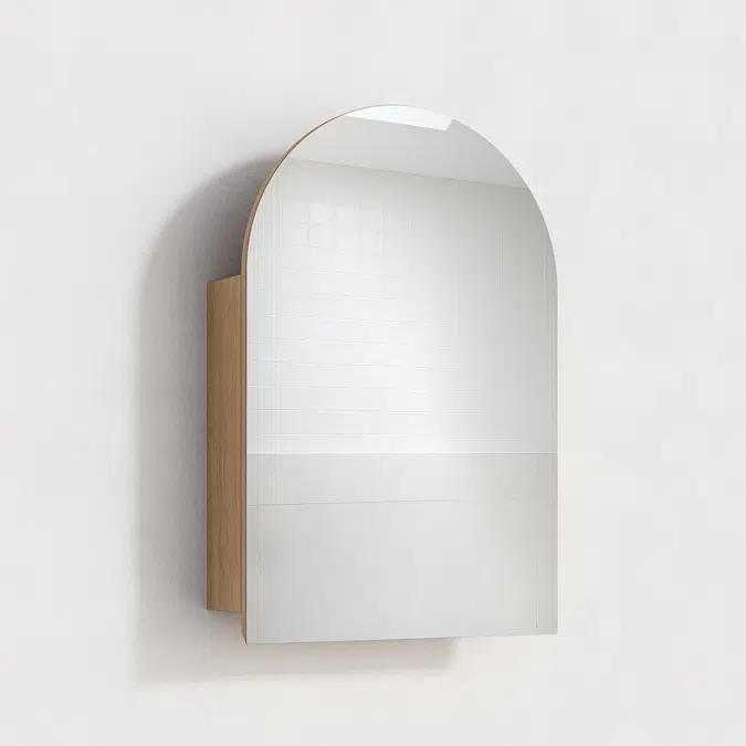 Mona Large Arch Mirror Cabinet - 600 x 900mm
