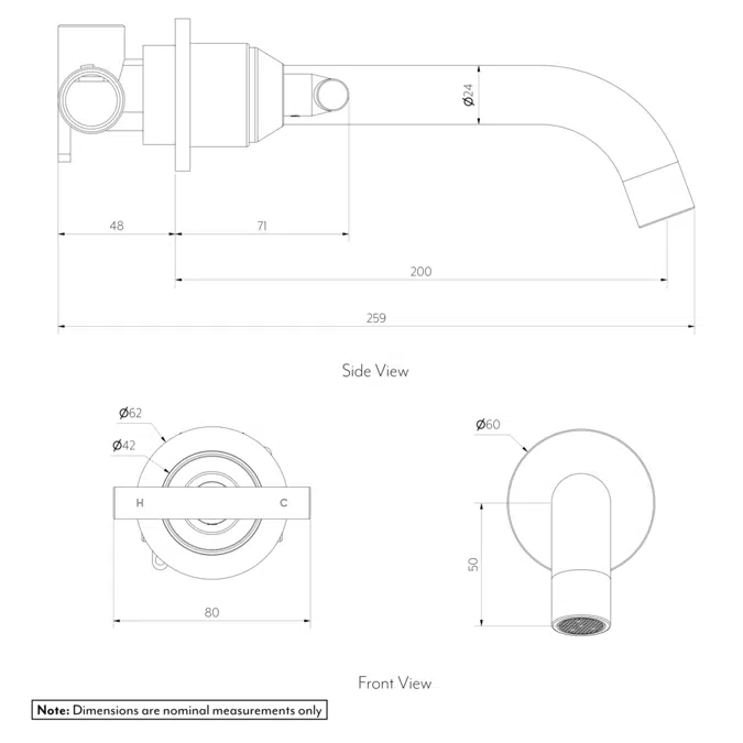 Barre Progressive Mixer & Spout Set