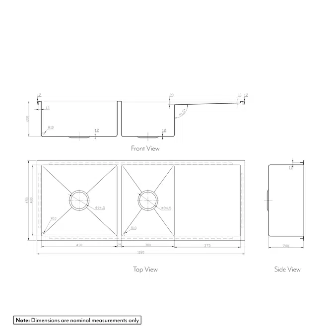 Ontario Double Kitchen Sink