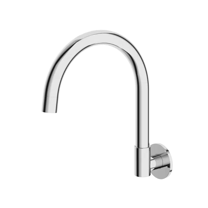 Gooseneck Wall-Mounted Swivel Spout