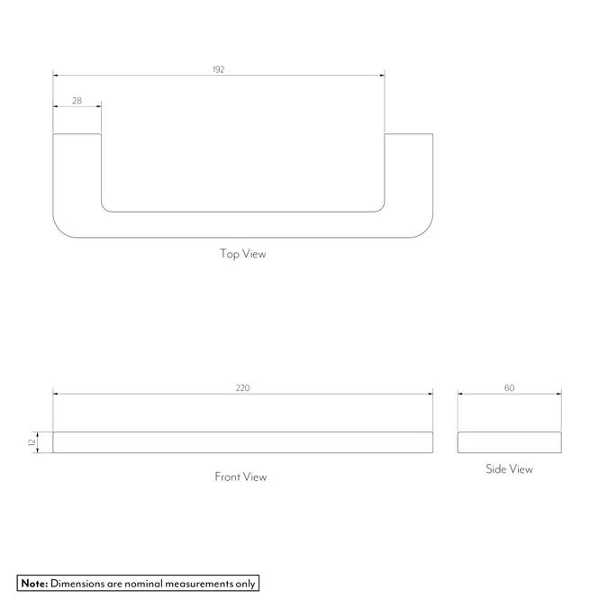 Nesso Hand Towel Holder