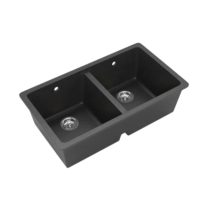 Vera Double Sink 790mm (Overflow)