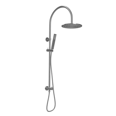 Elysian Gooseneck Shower Rail Set için görüntü