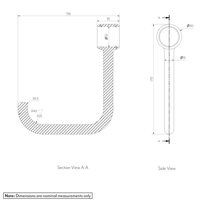 Aliro - Accessible Toilet Roll Holder