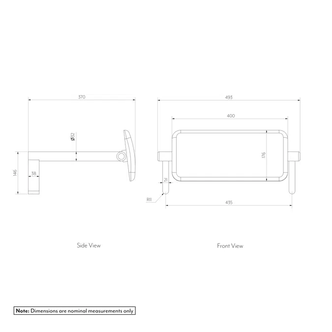 Aliro - Accessible Backrest