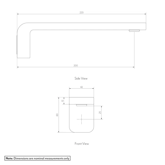 Nesso Wall-Mounted Spout